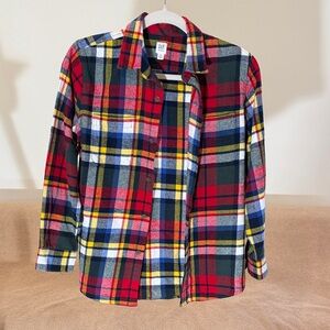 GAP Kids Vibrant Plaid Shirt